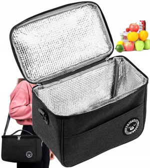 Torba duża LUNCH BOX termiczna jedzenie Śniadanie