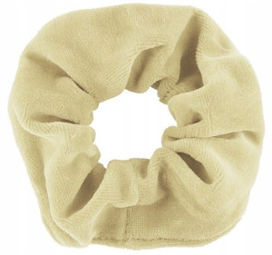 Aksamitka Gumka do włosów frotka welur SCRUNCHIE
