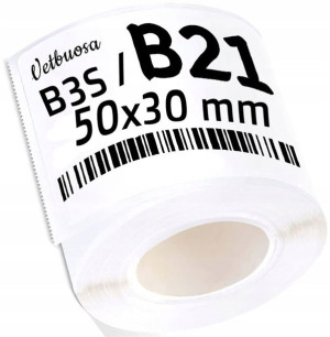 NIIMBOT B21 B3S Etykiety Naklejki 50*30mm 230szt