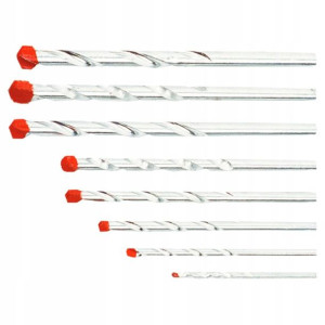 Wiertła do gazo-betonu zest 8szt Top Tools 60H508