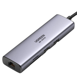 Hub Ugreen Usb-c/2x Usb 3.0 + Hdmi + Rj45 + Sd/tf