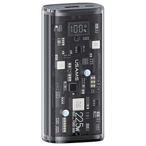 Powerbank USAMS 9000mAh PD 20W QC3.0+PD Dual-Port Fast Charge czarny/black
