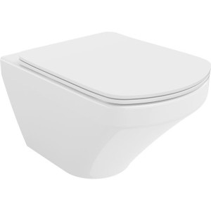 Mexen Vito miska wc Rimless z deską wolnoopadającą slim, duroplast, biała