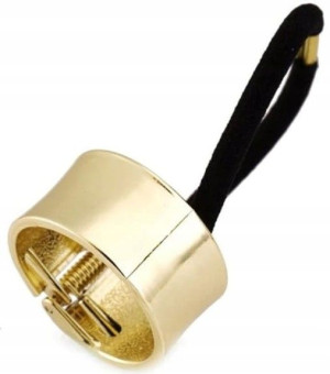metalowa Gumka do włosów ozdobna punk hair ring