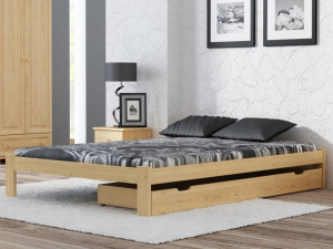 Łóżko drewniane Irys 120x200 eko sosna