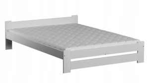 Łóżko Niwa 120x200 Białe + Materac + Stelaż Magnat