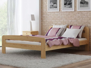 Łóżko Elma 160x200 Wysoki Zagłówek+stelaż+materac