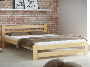 Łóżko A1 + Materac 140x200 Stelaż Sprężynujący Emd