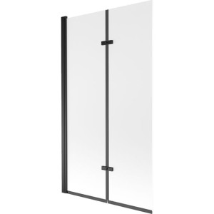 Mexen Castor parawan nawannowy 2-skrzydłowy 100 x 150 szron, czarny