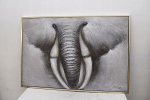 Wielki Obraz Na Płótnie- Słoń Elephant Vintage