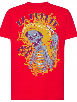 T-Shirt męski nadruk La Muerte Rozm.M