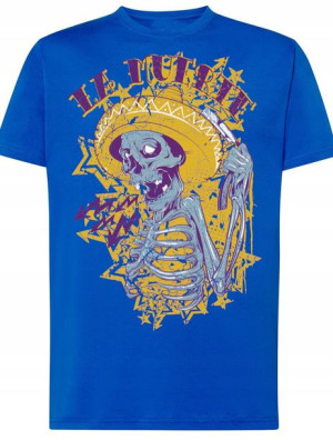 T-Shirt męski nadruk La Muerte Rozm.XL