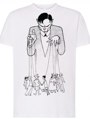 T-Shirt męski nadruk Ludzie Marionetki Rozm.XL