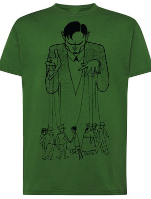 T-Shirt męski nadruk Ludzie Marionetki Rozm.XS