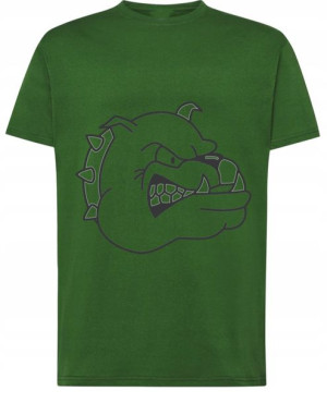 T-Shirt męski nadruk maska gazowa Rozm.5XL