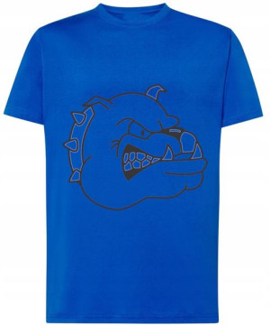 T-Shirt męski nadruk maska gazowa Rozm.S