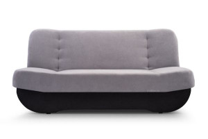 Sofa Pafos popiel+ czarna ekoskóra ( soro 90+ soft 11)