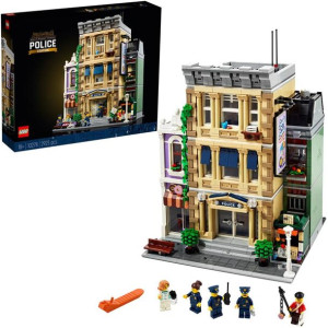 LEGO Icons Posterunek Policji Klocki 2923 Elementów Zestaw 10278