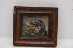 E. Erb - Lwowska Przekupka - Stary Obraz