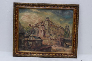 J. Fałat - Katedra Na Wawelu Kraków Wawel - Obraz