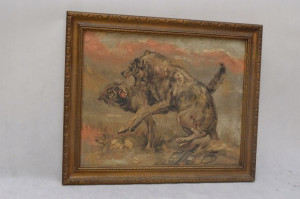 J. Fałat - Walka Wilków - Potyczka Stary Obraz