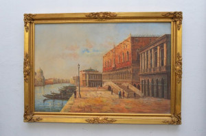 Sankt Petersburg - Duży Obraz Olejny 103x72- Rosja