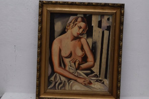 T De Łempicka - Portret Kobiety Obraz Art Deco