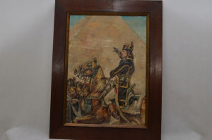 Wojciech Kossak - Napoleon Na Koniu - Stary Obraz