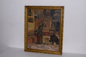 Wyspiański 1902 - Modlitwa - Stary Obraz Pastel