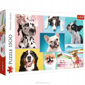 PUZZLE 1500 Słodkie pieski TREFL