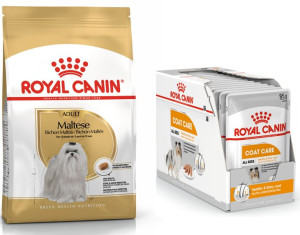 Royal Canin Maltese Adult 1,5kg + CCN Coat Care Loaf