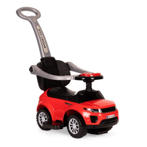 Jeździk chodzik pchacz 3w1 autko super car +daszek