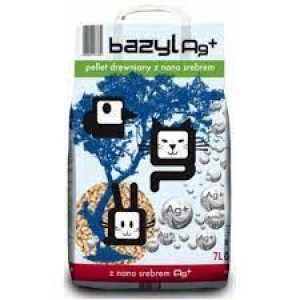 Bazyl Ag+ Pellet drewniany 7L z Nano srebrem