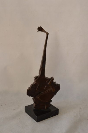 Abstrakcja - Salvador Dali - Figura Z Brązu Unikat