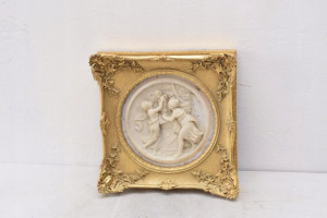 Alabaster - Obraz Alabastrowy 30cm Nimfy Mitologia