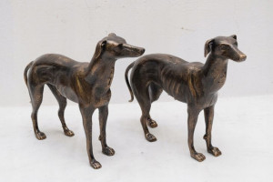 CHARTY Z ŻELIWA - żeliwne BEAGLE - PSY ŻELIWO 2szt