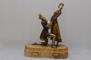 Everlasting Love - Demetre Chiparus Figura Z Brązu