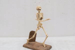 KOSTEK KOŚCIOTRUP - żeliwna figura - RIP ŚMIERĆ
