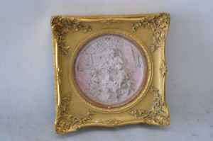 OBRAZ ALABASTER - scena rodzajowa 30X30CM