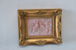 Obraz Alabaster - Złota Rama -wojsko Armia 29x23cm