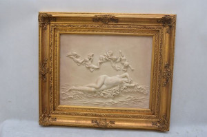 Obraz Złota Rama - Alabaster Mitologia Amory 72x64