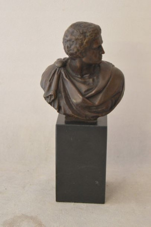 Oktawian August MAREK ANTONIUSZ POPIERSIE z brązu