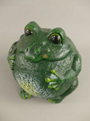 Pękata Żeliwna Gruba Żaba 20cm Na Szczęście Frog