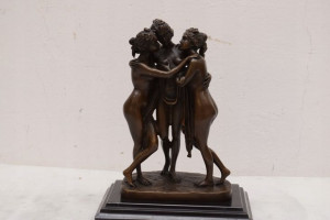 Posąg Antonia Canovy - Trzy Gracje FIGURA Z BRĄZU