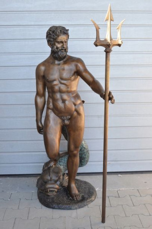 Posejdon Neptun - Fontanna Neptuna Z Brązu 155cm