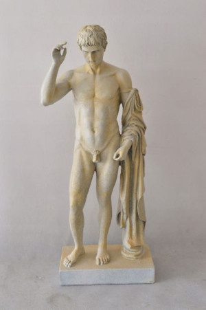 Rzeźba Figura - Dawid - Mitologia Akt Męski 60cm