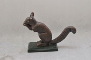 Wiewiórka - Żeliwna Figurka