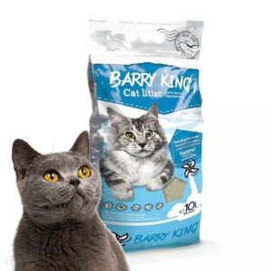 BARRY KING Super Żwirek dla kota naturalny 10L