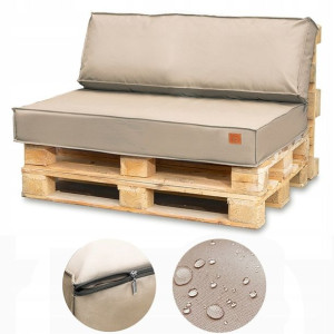 Poduchy OGRODOWE na euro palety 120x80x15 ZESTAW