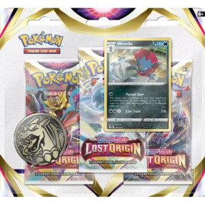 Karty Pokemon Lost Origin zestaw 3-Pack  Blister box